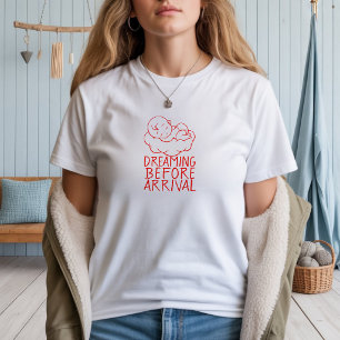 Pregnant First Mothers Day red T-Shirt