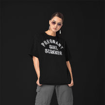 Pregnant Girl Summer Shirt PREGNANCY ANNOUNCEMENT
