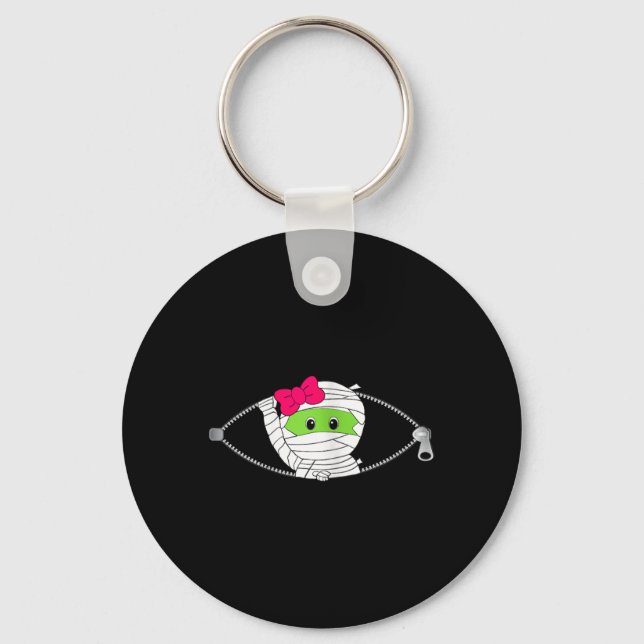 Pregnant Halloween Keychain (Front)