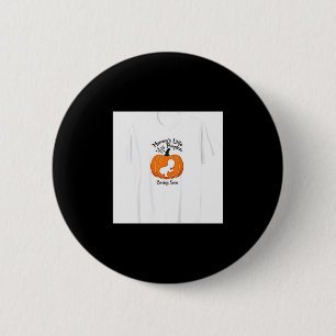 Pregnant Halloween Mommy's Little Pumpkin Coming S 2 Inch Round Button