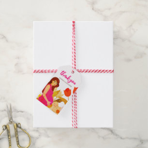 Pregnant Mom Baby Shower Gift Tags