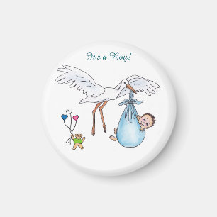  Pregnant Mom Button Magnet