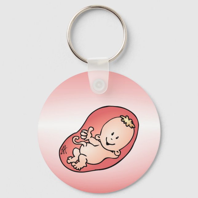 Pregnant - Pregnancy Keychain (Front)