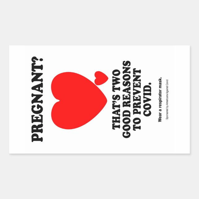 Pregnant? Sticker (Front)