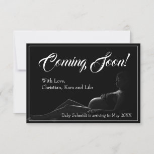 Pregnant woman - Coming Soon, Baby Announcement