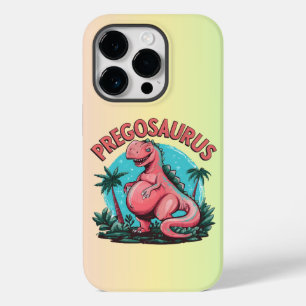 Pregosaurus Funny Pregnancy Announcement Dino Mom Case-Mate iPhone 14 Pro Case