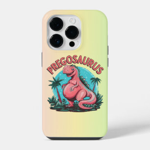 Pregosaurus Funny Pregnancy Announcement Dino Mom iPhone 14 Pro Case