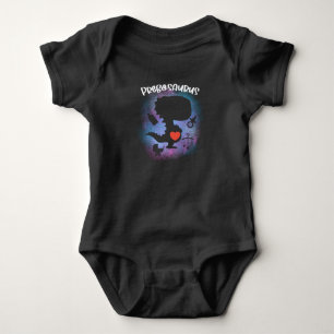 Pregosaurus Pregnancy Announcement Baby Bodysuit