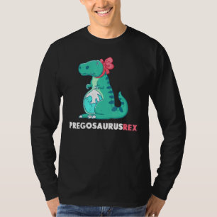 Pregosaurus Rex Dinosaur Pregnancy Announcement 1 T-Shirt