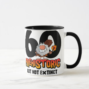 Prehistoric 60th Birthday Mug