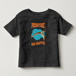 Prehistoric Air Traffic Pterodactyl Pilot Humour Toddler T-shirt