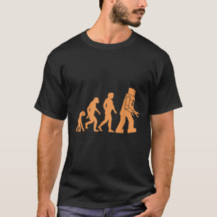 Prehistoric Ape to Monkey to Man to Robot Evolutio T-Shirt
