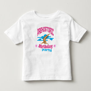 Prehistoric Birthday Party Funny Pterodactyl Toddler T-shirt