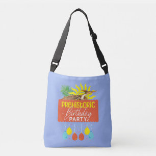 Prehistoric Birthday Party Pterodactyl Dino Crossbody Bag