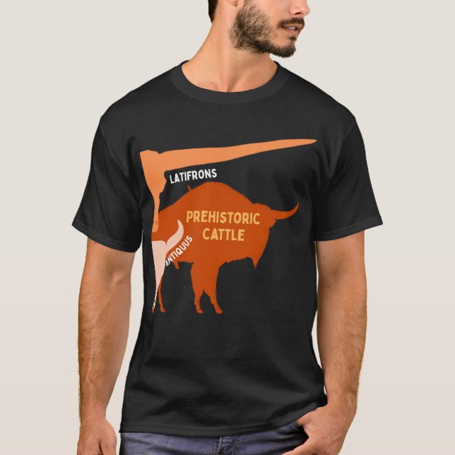 Prehistoric Cattle T-Shirt (Front)