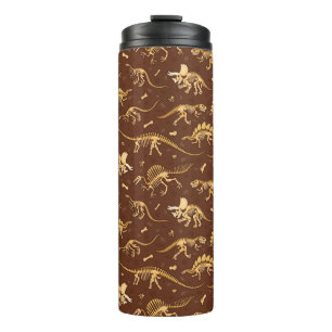 Prehistoric Dinosaur Fossils Thermal Tumbler