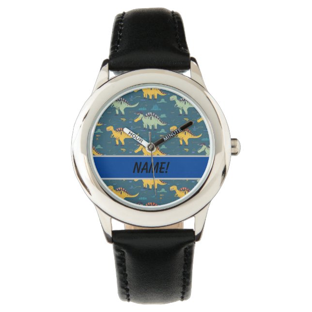 Prehistoric dinosaur t rex pattern watch (Front)