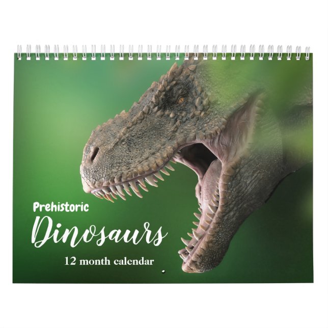 Prehistoric Dinosaurs 2026 Calendar (Cover)