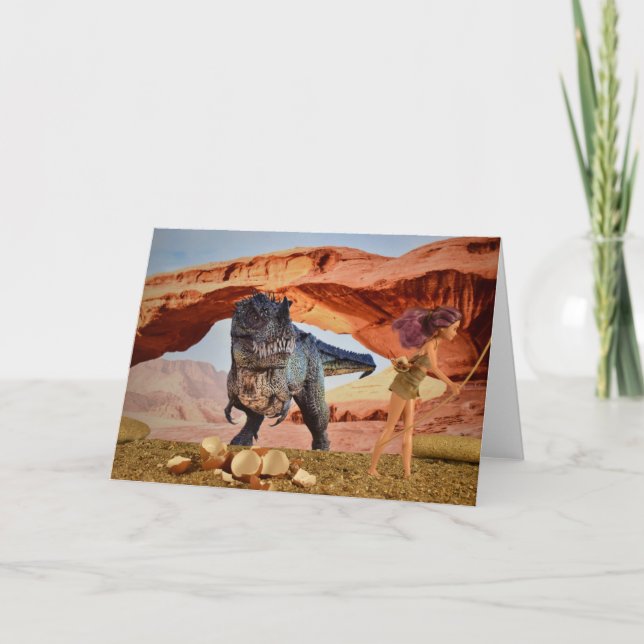 Prehistoric Living. Card (Front)