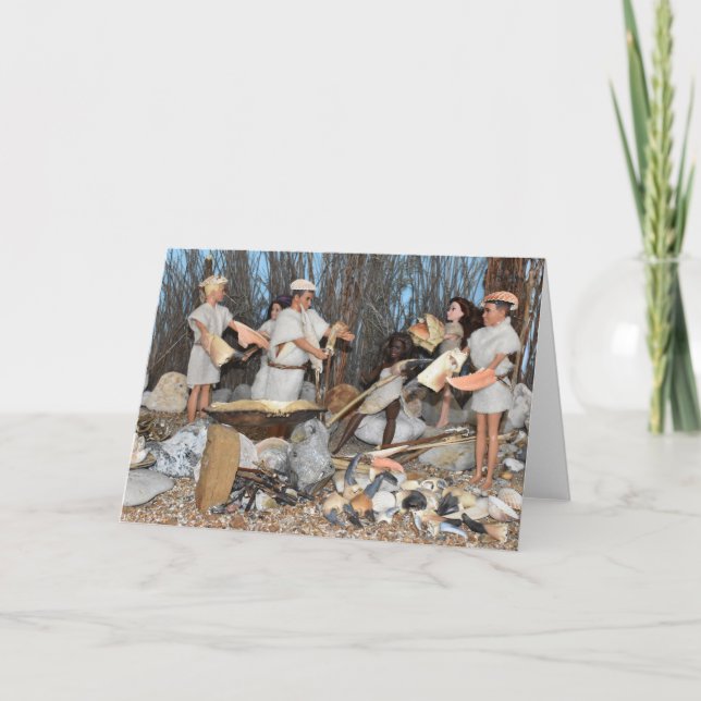 Prehistoric Living. Card (Front)