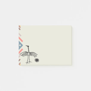 Prehistoric Mama bird post-it notes