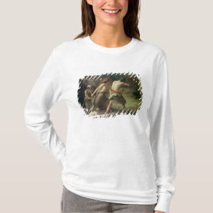 Prehistoric Man Hunting Bears, 1832 T-Shirt