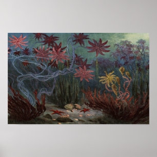 Prehistoric Ocean Poster