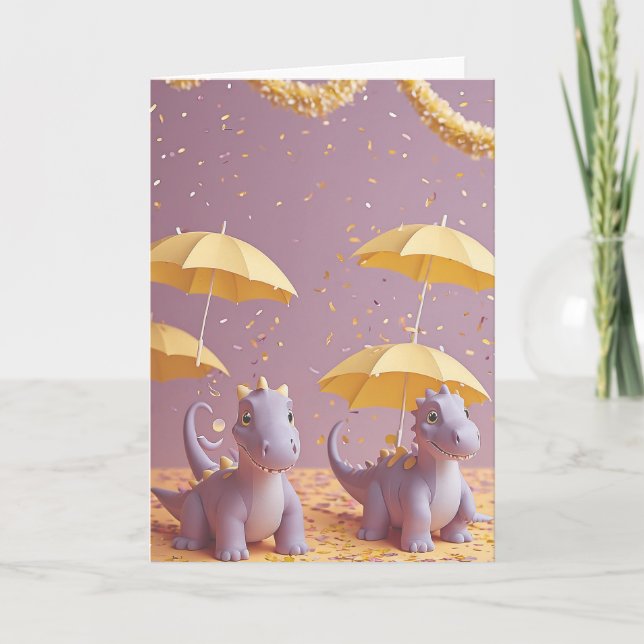 Prehistoric Party Pals Card (Front)