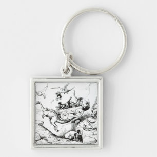 Prehistoric Peeps, 1894 Keychain