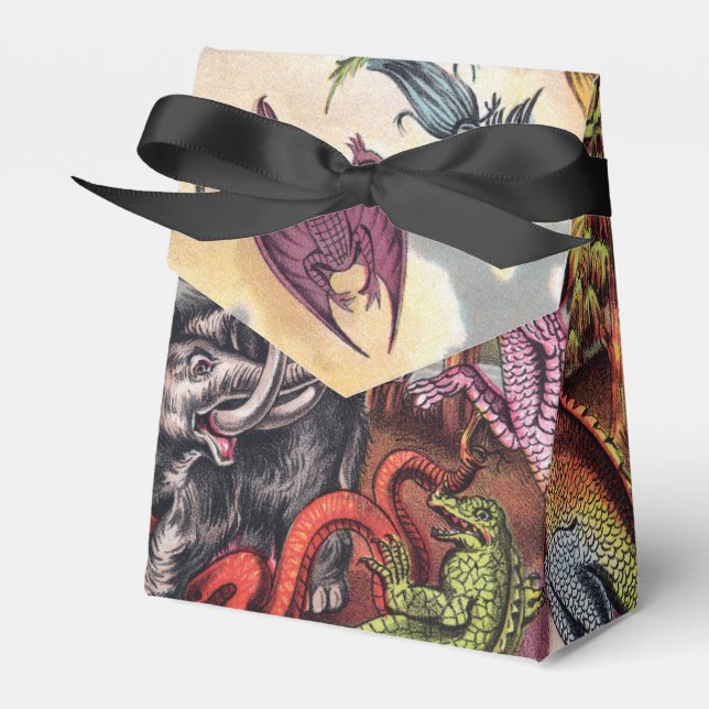 Prehistoric Playground Favor Box (Front Side)