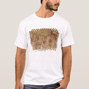 Prehistoric rock paintings, Akakus, Sahara T-Shirt