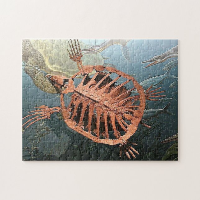 PREHISTORIC TURTLE BONES JIGSAW PUZZLE (Horizontal)