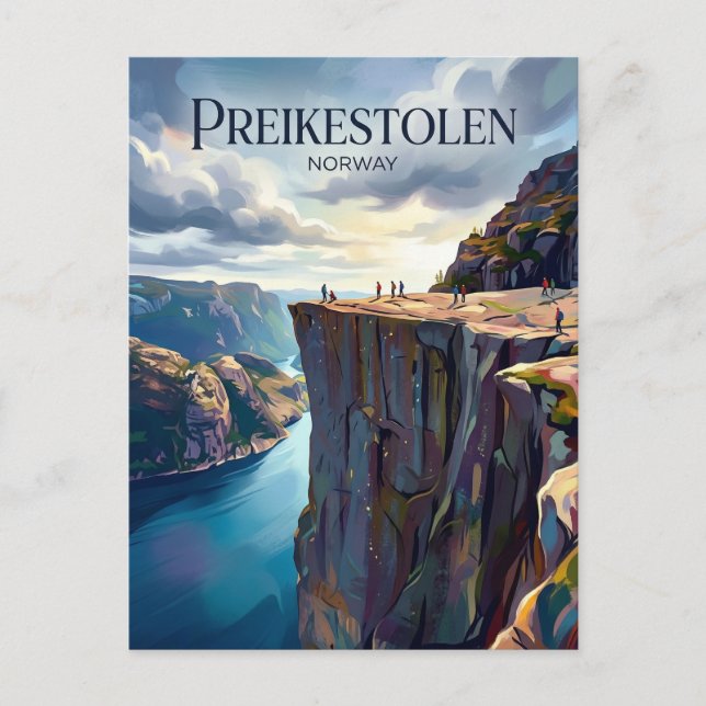 Preikestolen Norway Postcard (Front)