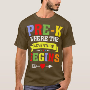 PreK Dude Back to School First Day of Preschool Ki T-Shirt
