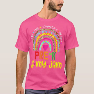 PreK Is My JamBack To School Rainbow Teacher T-Shirt