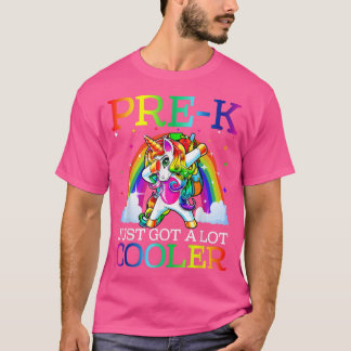 PreK Just Got A Lot Cooler Unicorn Back To School  T-Shirt