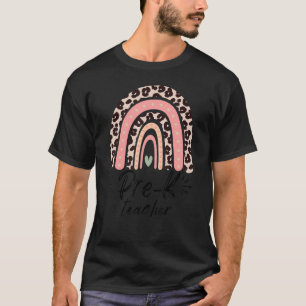 Prek Teacher Back To School Rainbow Teach Love Ins T-Shirt