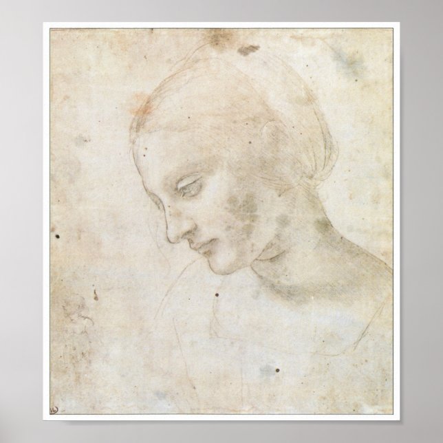 Preliminary Drawing for the "Litta Madonna" Poster (Front)