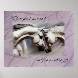 Prelude Horses  by Kim McElroy Poster