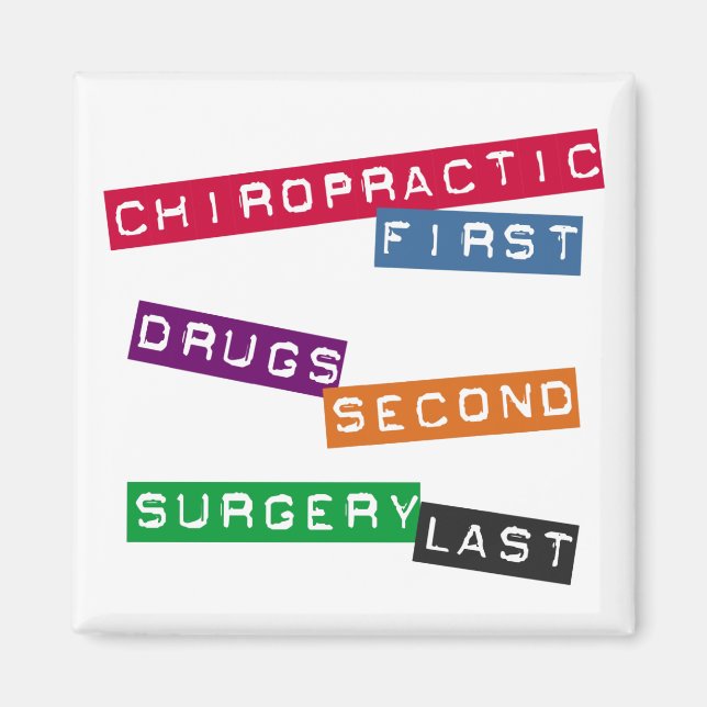 Premier aimant chiropratique (Devant)