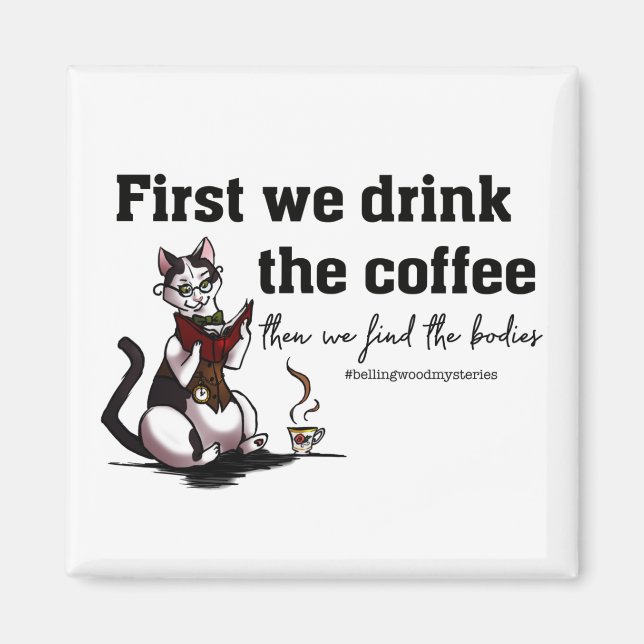 Premier aimant de café (Devant)