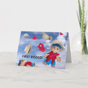 PREMIER anniversaire Invitation cowboy PERSONNALIS