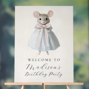 Premier Anniversaire Mouse Whimsical Victorian Ann