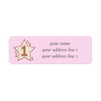 Premier Anniversaire rose et Gold Star