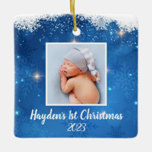 Premier bébé - Ornement de Noël personnalisé