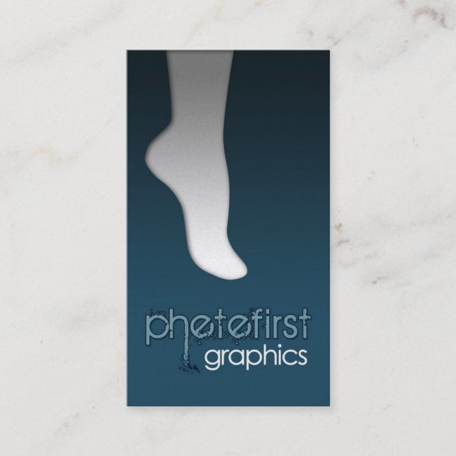 Premier carte de visite de graphiques de Phete (Devant)