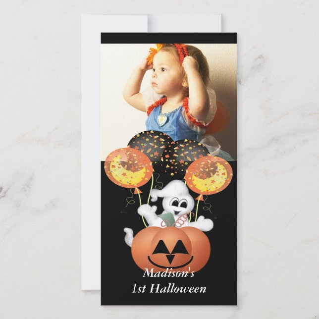 Premier Carte photo d'Halloween (Devant)