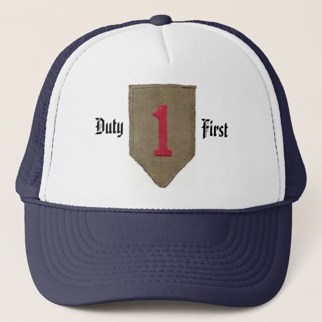 Premier casquette de Division d'infanterie (Devant)