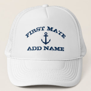 Premier casquettes d'accouplement avec ancre nauti