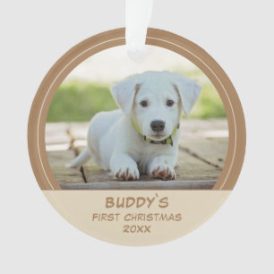 Premier Chiot Noël Personnalisé Animaux de Compagn